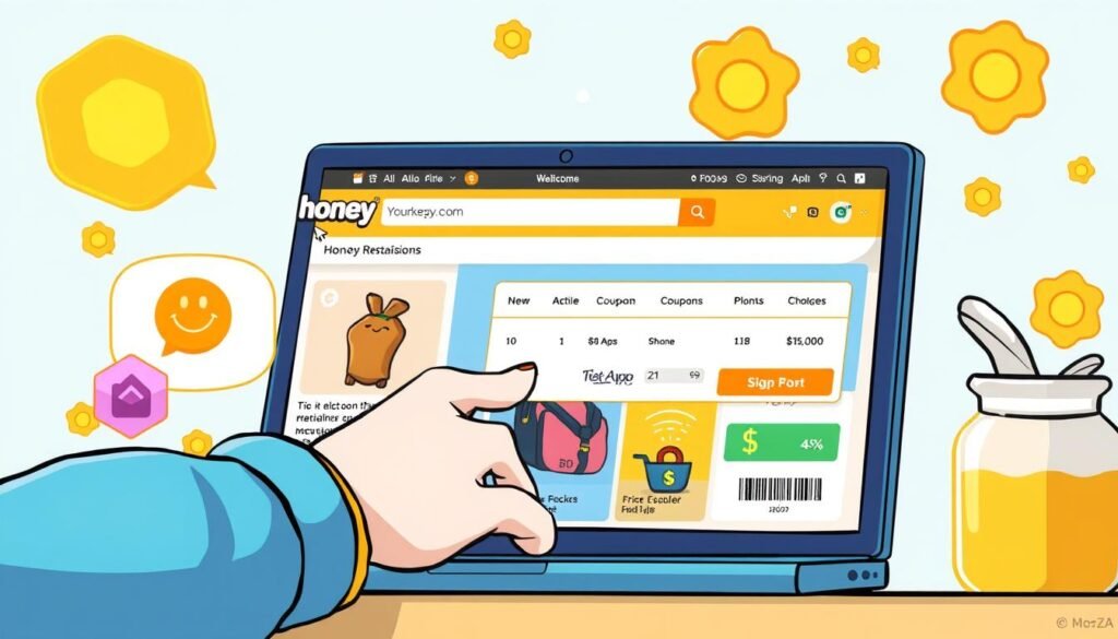 Honey price tracking extension